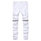 Zipper Elasticity Mid Waist Jeans Straight Pants Skinny Men's Jeans
